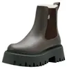 Buffalo dames Chelsea boots, model Aspen, warm bruin Productafbeelding-voorbeeld 15