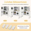 COSTWAY Kinderküche Holz, Spielküche mit Tafel, Mikrowell, Produktbild-Vorschau 2