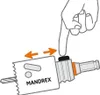Mandrex MXqs Aufnahme 6-kant 11mm m. HM Zentr.bohrer L125mm Produktbild-Vorschau 3