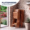 CASARIA® Gartentisch-Set FSC®-Zertifiziert 4-Personen Produktbild-Vorschau 8