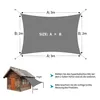 Duhome Sonnensegel Wasserdicht 3x4m, Sonnenschutzsegel Produktbild-Vorschau 4