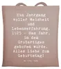 Mr. & Mrs. Panda Jutebeutel Spruch 1925 Geburtstag - Braun Produktbild-Vorschau 1