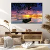 Bild auf Leinwand - Leinwandbild - Boot Sonnenuntergang See Produktbild-Vorschau 7