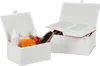 Cestino portaoggetti Relaxdays, set da 2, 2 misure, con Anteprima dell’immagine prodotto 1