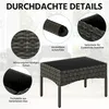 Yaheetech Polyrattan Sitzgruppe 4er Gartenmöbel Set inkl. Produktbild-Vorschau 9