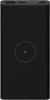 A black power bank with a wireless charging symbol in the center. Anteprima dell’immagine prodotto