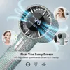 2-in-1 Handventilator mit Strassbesatz, Tragbarer Turbo Produktbild-Vorschau 6