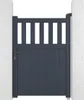 Gartentür aus aluminium 1m SANTIS H.140cm grau Produktbild-Vorschau 1