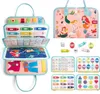Jouets éducatifs Busy Board en feutre pour enfants, planche Voir les images du produit 1