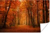 MuchoWow® Poster Herbst - Rot - Wald 120x80 cm - Bilder Produktbild-Vorschau 1