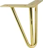 Noga meblowa Hairpin, wysokość 15 cm, 3 pręty, chromowana w Podgląd zdjęcia produktu 1