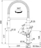 Franke 115.0486.993, Ziehen, Chrom, Messing, Hebelgriffe, Produktbild-Vorschau 3