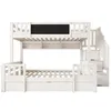 Etagenbett für 3 Kinder 90x200 & 140x200 cm ,mit Produktbild-Vorschau 13