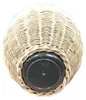 VAN DER LEEDEN DRYPOT® Rattan Pflanzkübel Grau Ø 40 cm - Produktbild-Vorschau 3