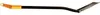 A Fiskars Solid Spaten spade with a black handle and copper-colored end. Anteprima dell’immagine prodotto