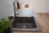 Küchenspüle Einbauspüle Spüle Granit Mineralite 86 x 50 cm Produktbild-Vorschau 4