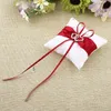 Mode Hochzeit Braut Bowknot Doppelhart Ringträger Kissen Produktbild-Vorschau 7