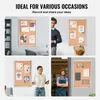 A collage of images showing a cork board in different settings, with people interacting with it. Anteprima dell’immagine prodotto