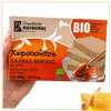 Kandylas Bio Halva mit Honig 400 g Verpackung in der Hand gehalten Produktbild-Vorschau