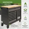 Werkstattwagen Star XL unbestückt 103 x 112 cm Stahl Produktbild-Vorschau 2