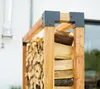 Westmann Étagère en bois de mélèze pour bois de cheminée Voir les images du produit 2