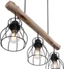 Globo 3-flg Pendelleuchte Mina Massivholz Produktbild-Vorschau 15