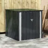 vidaXL Zahradní úložný box černý 101,5 x 107 x 100 cm Náhled obrázku produktu 2
