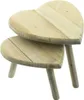 Blumenhocker "Recycelt" in Herz Form, aus recyceltem Holz, Produktbild-Vorschau 4