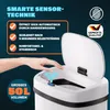 MONZANA® Mülleimer mit Sensor Küche 50L Edelstahl Automatik Produktbild-Vorschau 3