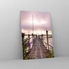 Bilder auf glas - Einteilig - Brücke See Fackel - 70x100cm Produktbild-Vorschau 4