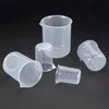 Messbecher-Set, 6-teilig, transparent, 25–500 ml, PP-Kunststoff Produktbild-Vorschau