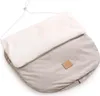 Ecru Plüsch & Ecru Velvet Fußsack für Autositz und Produktbild-Vorschau 3