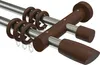 Interdeco Gardinenstange / Vorhangstange Edelstahl / Produktbild-Vorschau 1