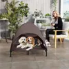 PawHut Lettino per cani da esterno con tetto, cuccia Anteprima dell’immagine prodotto 8