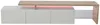 ProximaX Meuble TV moderne avec éclairage LED, blanc Voir les images du produit 14