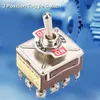 ON/OFF/ON 3polohový přepínač 4PDT 12pólový 12 mm 15 A/250 Náhled obrázku produktu 5