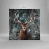 Bilder auf glas - Einteilig - Hirsch Hirsch Winter - Produktbild-Vorschau 3