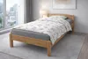 Einzelbett Buche geölt Holzbett stabiles Bett 100x200 #4462 Produktbild-Vorschau 7