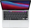 A top-down view of an open Apple MacBook Pro laptop. Produktbild-Vorschau
