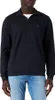 Hugo Boss Pullover Stehkragen dunkelblau einfarbig Produktbild-Vorschau 1