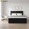 A bedroom scene with a bed, chair, and side table. Náhled obrázku produktu