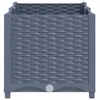 vidaXL Letto rialzato 80x40x38 cm Polipropilene Anteprima dell’immagine prodotto 9