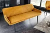 riess-ambiente Sitzbank TURIN 160cm senfgelb schwarz Samt Produktbild-Vorschau 3