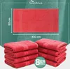 Frottier Handtücher 8er Pack 50x100cm, 100% Baumwolle, Rot Produktbild-Vorschau 5