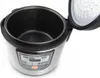 A multicooker with its lid open, showing the interior. Produktbild-Vorschau