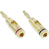 InLine 2er Set Bananen ST, Schraubver., Metall, vergoldet, Produktbild-Vorschau 2