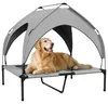 PawHut Erhöhtes Hundebett mit Baldachin Haustierbett Produktbild-Vorschau 1