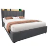 okwish Polsterbett 140×200 mit Steckdose,Nachtlicht und Produktbild-Vorschau 8