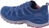 A side view of a blue LOWA hiking shoe. Voir les images du produit