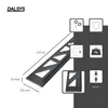 Dalsys Fliesenschiene 2,5m x 8mm Fliesenprofil Edelstahl Produktbild-Vorschau 2